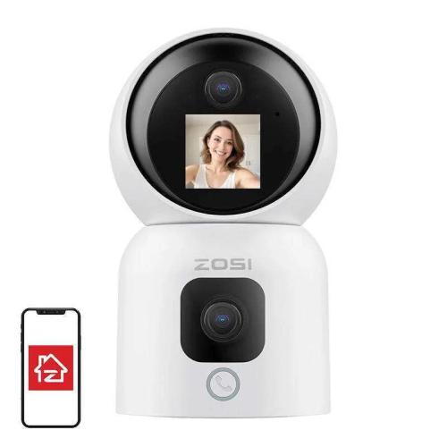 Câmara de Interior Ip Zosi C528m Wifi 5g Dual 6mp