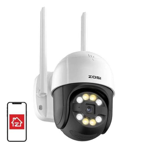 Câmara de Exterior Ip Zosi C289 Wifi Pan Tilt 3mp Ip6