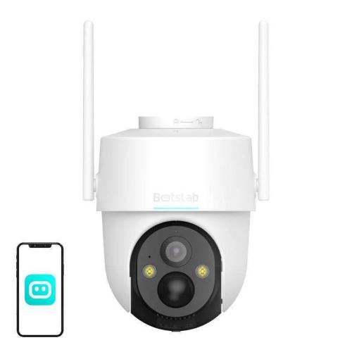 Câmara Wifi Exterior 360° Botslab Pt W313 3mp C/ S