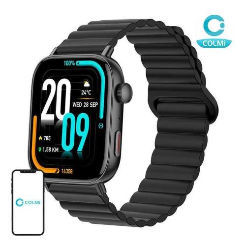 Colmi C8 Max Smartwatch With Magnetic Strap (Black)
