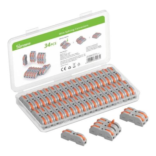 Sonoff D1-1 Inline Wire Splicing Connector Set (34 Pcs)