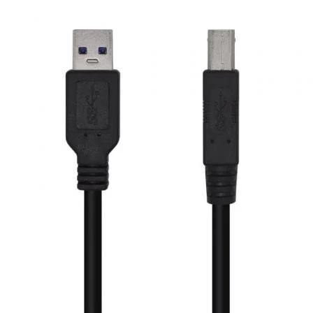 Cable Aisens Usb 3.0 Impresora Tipo A/M-B/M Negro.