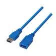 Cable Aisens Usb 3.0 Tipo A/M-A/H Azul 2.0m