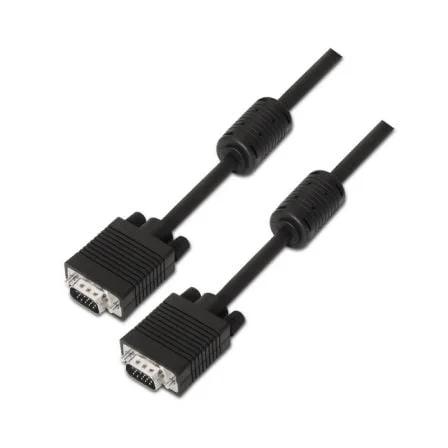 Cable Aisens Svga Con Ferrita Hdb15/M-Hdb15/M Neg.