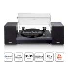 Leitor de Discos com Bluetooth e Duas Colunas Externas