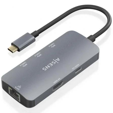 Docking Usb Tipo-C Aisens Asuc-6p019-Gr/ 1xhdmi/