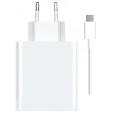 Carregador Xiaomi Hypercharge Combo Usb-A 120w Branco + Cabo Usb-A P/ Usb-C 1m