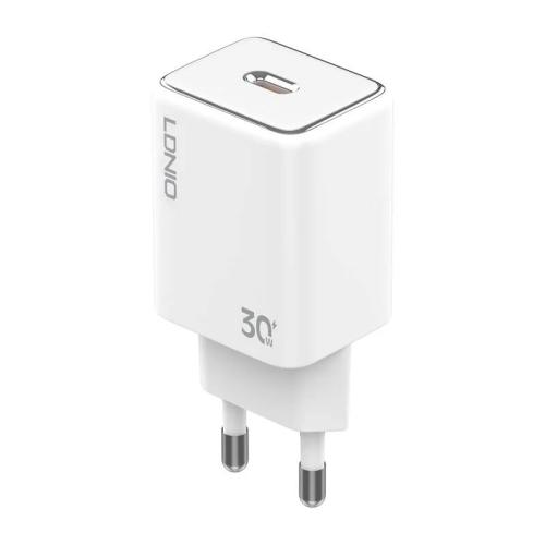 Carregador de rede Ldnio A1508c 30w Usb-C + Light.