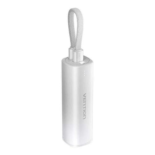 Powerbank 5000mah Vention Fhwm0 20w + Cabo Usb-C