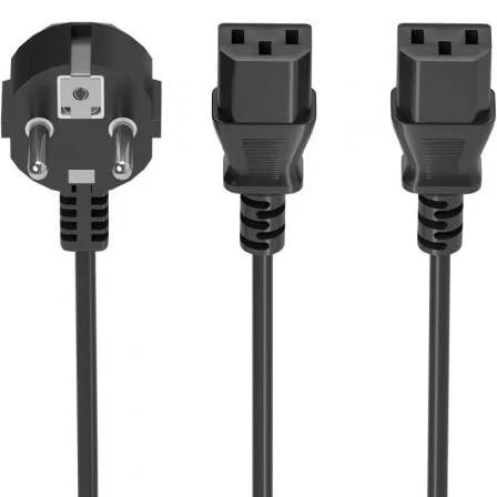 Cabo de Alimentação da CPU Aisens Cee7/M-2xc13/H Preto