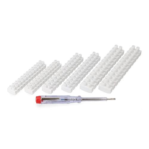 Kit diy elétrico chave de fendas+tiras de ligação
