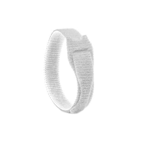 Cinta velcro flange one-wrap, branca, 25 unidades.