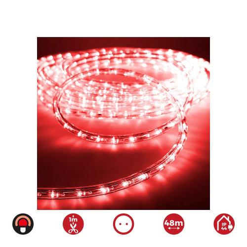 Tubo Flexível Fixo de 2 Vias 48m. 30 Led/M Ip44 V.