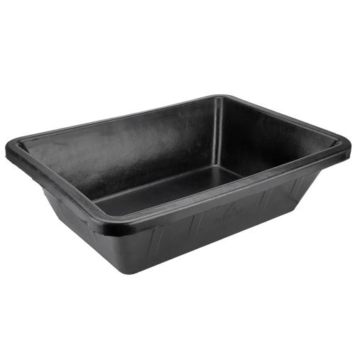 Gaveta 40 l de borracha preta resistente. ø685x50.