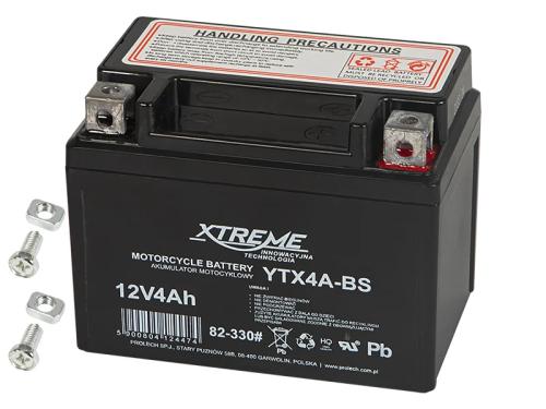Bateria de motocicleta 12v 4ah Xtreme