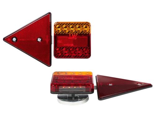 Conjunto de Luzes LED para Caravanas Triângulo