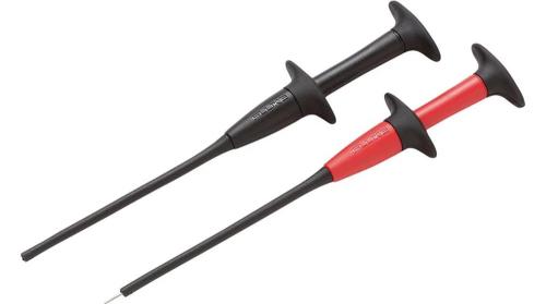 Grampo de Medição com Lâminas Preto e Vermelho 1kv 4mm