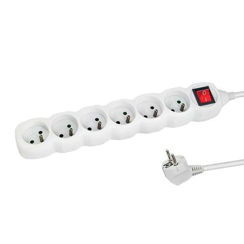 Extensão de 6 Tomadas Esperanza 1.5m Branco