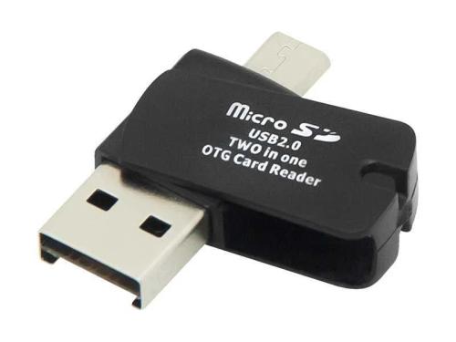 Leitor de cartões Micro Sd 2em1
