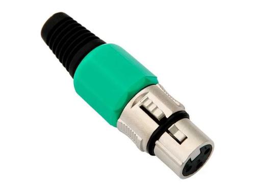 Tomada de microfone Xlr 3p no cabo