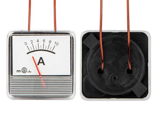 Medidor analógico Amperímetro 10a Square Polish