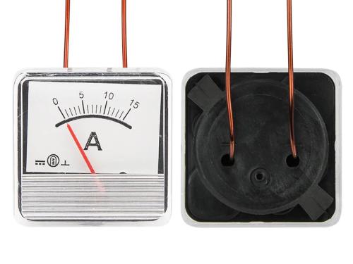 Medidor analógico Amperímetro 15a Polaco quadrado