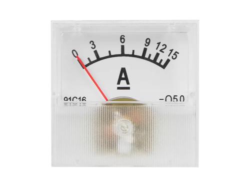 Amperímetro analógico Square Mini 15a +