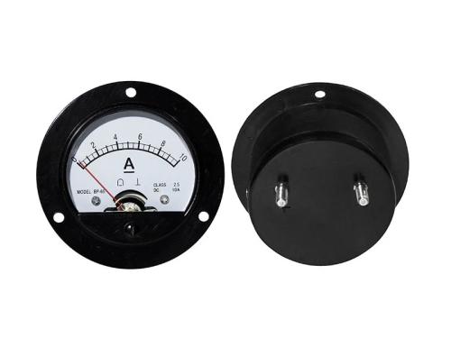 Amperímetro analógico redondo 10a + Lado