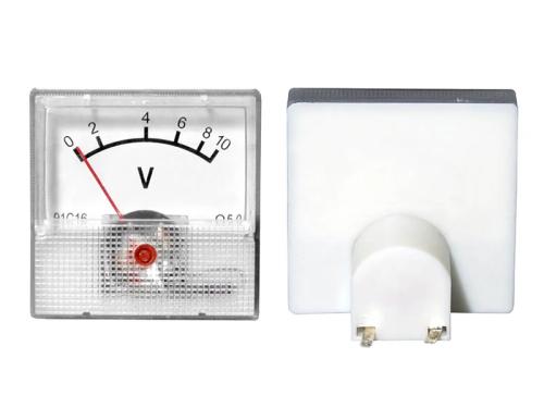 Voltímetro analógico Square Mini 10v