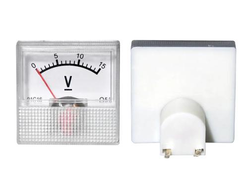 Voltímetro analógico Square Mini 15v