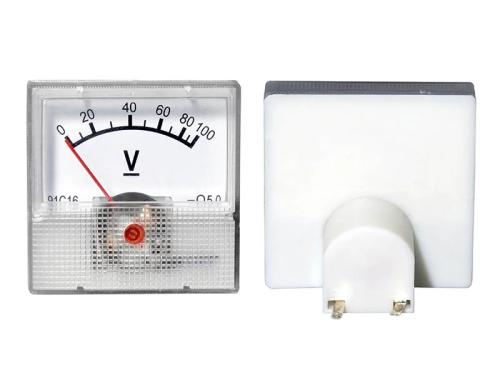 Voltímetro analógico Square Mini 100v