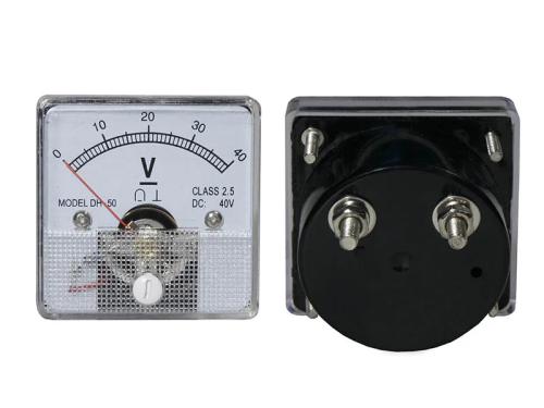 Voltímetro analógico Square 40v