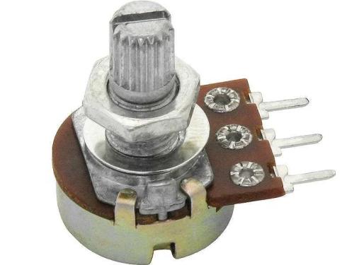 Potenciómetro rotativo 200k Ohm B Linha L=15mm