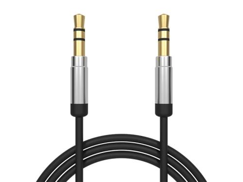 Conector 3,5st-plug 3,5st-plug 1,5mm metal Aux