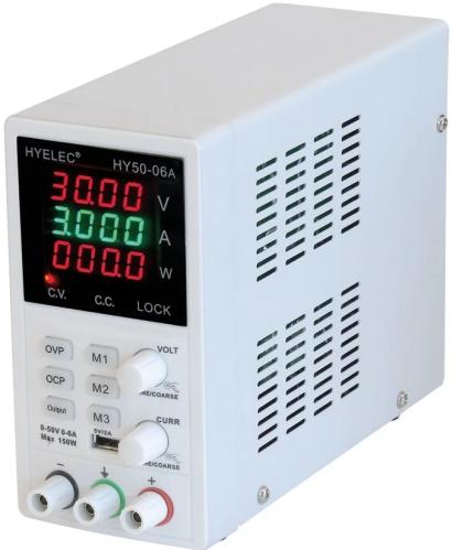 Fuente de Alimentación Digital Regulable 0-50v/0-.