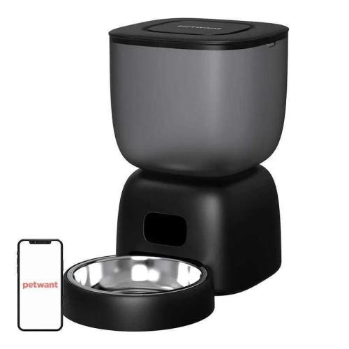 Automatic Pet Feeder Petwant F14 Wifi Black