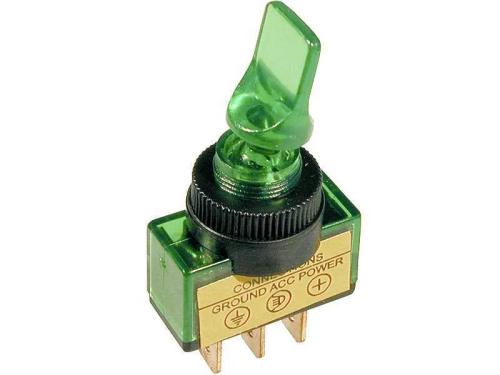 Interruptor Asw-14d Hebble 12v Verde