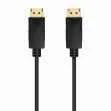 Cable Aisens Displayport V1.2 Ccs 4k@60hz M/M Neg.