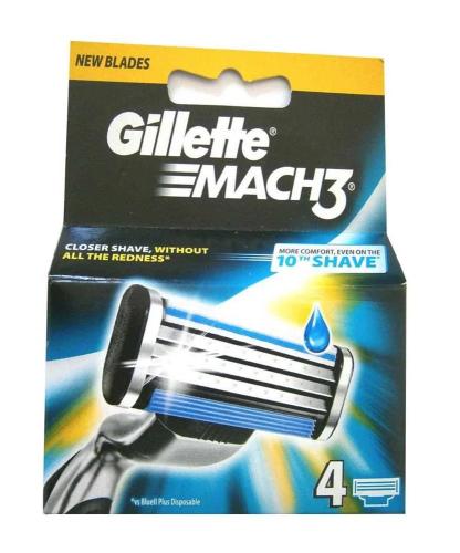 Gillette Mach3 Recambio 4ud