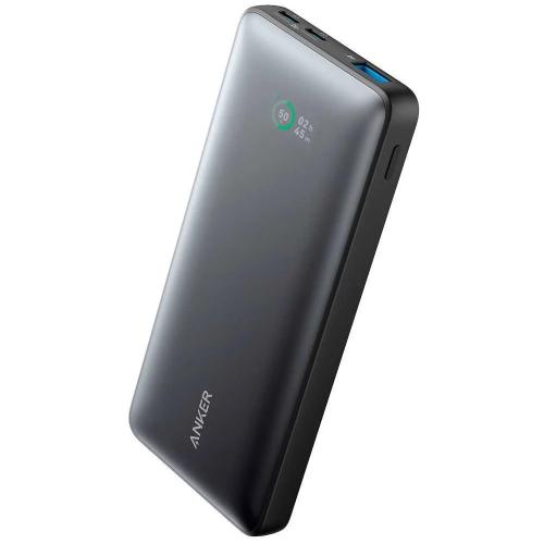 Anker Power Bank com Ecrã - Capacidade 10000mah - Cabo Integrado de Entradas, Porta Usb-C - Saídas: