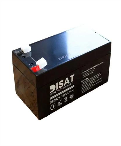 Bateria de chumbo 12V, 3AH, F1(134mm x 67mm x 67m.