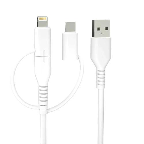 Cabo de Reciclagem Forever 3w1 1,5m 2,4a Usb-A -Usb