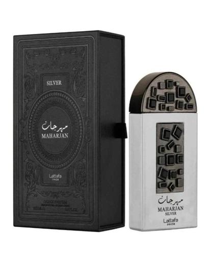 Lattafa Maharjan Silver Eau de Parfum 100ml Vapor.