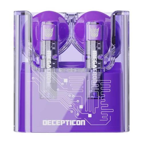 Auscultadores Tws Transformers Tf-T08 Roxo