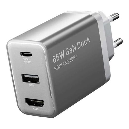 Vention Fjah0-Eu UsbC+A+Hdmi Gan Mains Charger