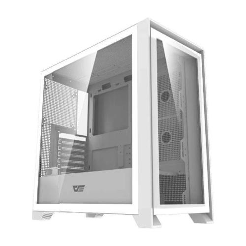 Darkflash Drx90 Glass Computer Case (White)