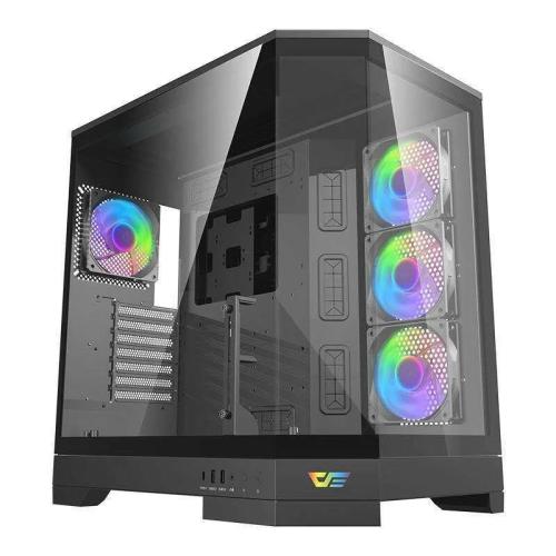 Caixa para computador Darkflash Dqx90 preta