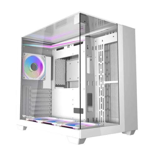Caixa para computador Darkflash Th285 branca + 4 .