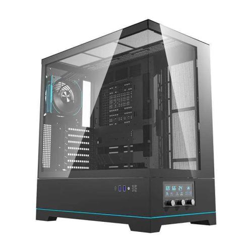 Darkflash Dy451 Pro Computer Case (Black) + 1 Fan