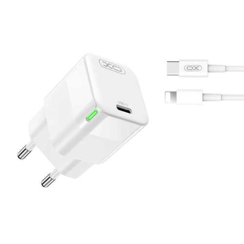 Carregador de Parede Xo Ce06, 30w, Usb-C, com Cabo Ligh